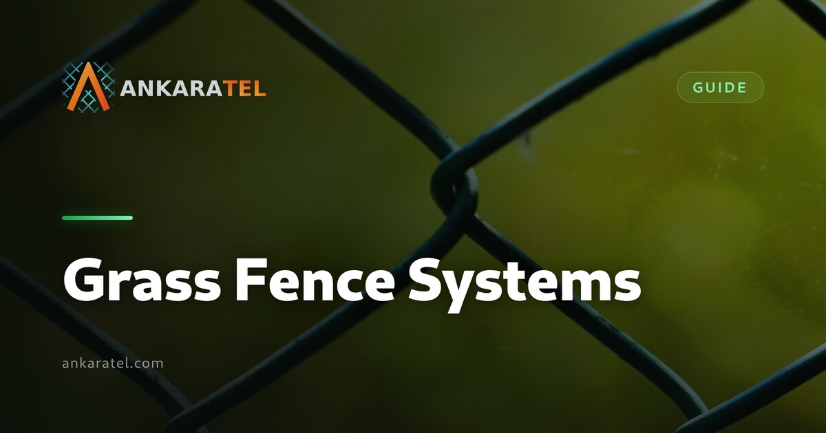 Grass Fence Systems — artificial grass strips on a panel carrier