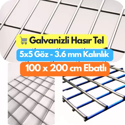 100x200 cm Welded Mesh Panel — AnkaraTel