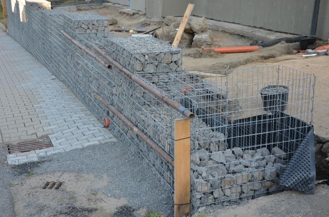 Gabion wall installation — AnkaraTel